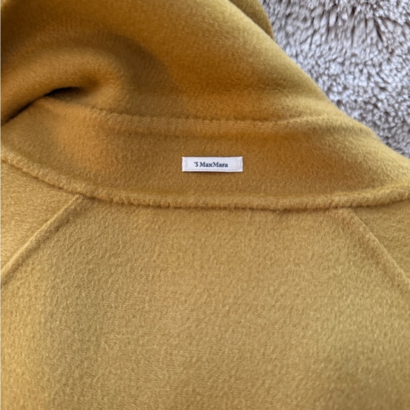 S’ Max Mara Mustard Yellow Wool Coat - Picture 10 of 10